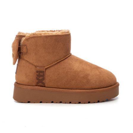 BOTTINES CAMEL FOURREE XTI
